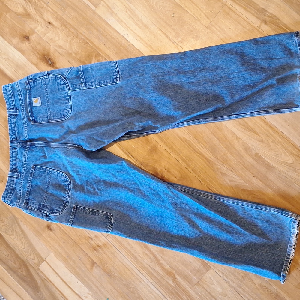Carhartt Blue Straight Leg Jeans for Women